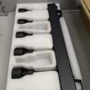 Pinspot Light Bar,6PC LED Pinspot Stage Lights Disco Ball Manual Zoom(15-60 Degree) 3200K Dimmable Warm White DMX Sound Activated Lights for Party Activities Live Show Concert Church Wedding