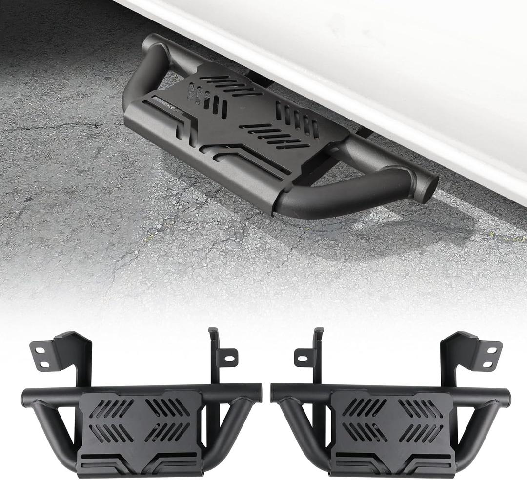 2PCS EZ Side Steps Fit for 2024 2025 2026 Toyota Tacoma Double Cab/Xtra Cab Front Doors Running Boards 350 LBS