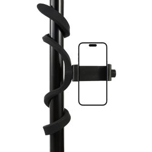 U-Shaped Flexible Phone Holder for Treadmill, Peloton, Stroller, Shopping Cart, Desk  Portable 21-inch Gooseneck Long Arm Phone Mount, Fits 4.7"-6.9" Smartphones, with 17mm Ball Adapter 1/4" Threaded