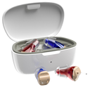 Hearing Aids for Seniors, Invisible Hearing Amplifiers with Noise Cancelling, Rechargeable Hearing Aids for Severe Hearing Loss Adults, Comfort Inear Hearing Devices
