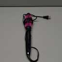 REVLON Silicone Bristle Heated Hair Styling Brush | Fast, Long Lasting Volume for Easy Styling | 1" Barrel for Full Body and Smooth Styles (Black/Pink)