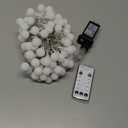 suddus String Lights for Bedroom, 33ft 100 Led Connectable Globe String Lights Indoor, Hanging Fairy Lights Plug in with Remote for Classroom, Room, Dorm, Outdoor, Christmas Tree Decor, Warm White