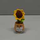 Gossby Positive Sunflower Doll Crochet with Card - This is A Little Reminder - Appreciation Gift for Coworker, Best Friend, Teacher, Sister, Mom - Christmas, Birthday, Thank You Gift for Women, Men