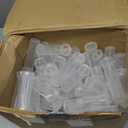 jojofuny 100pcs Floral Water Tubes with Caps Reusable Plastic Flower Arrangement Containers for Fresh Flowers Sturdy and Practical Stem Holders for Florists and Long Distance Transport