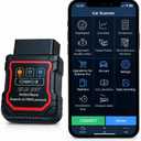 Bluetooth OBDII Scan Tool for iPhone & Android - No Subscription Fee - OBD2 Car Scanner and Code Reader - Diagnose Check Engine Fault, Supports 10 Languages and Most Cars After 1996