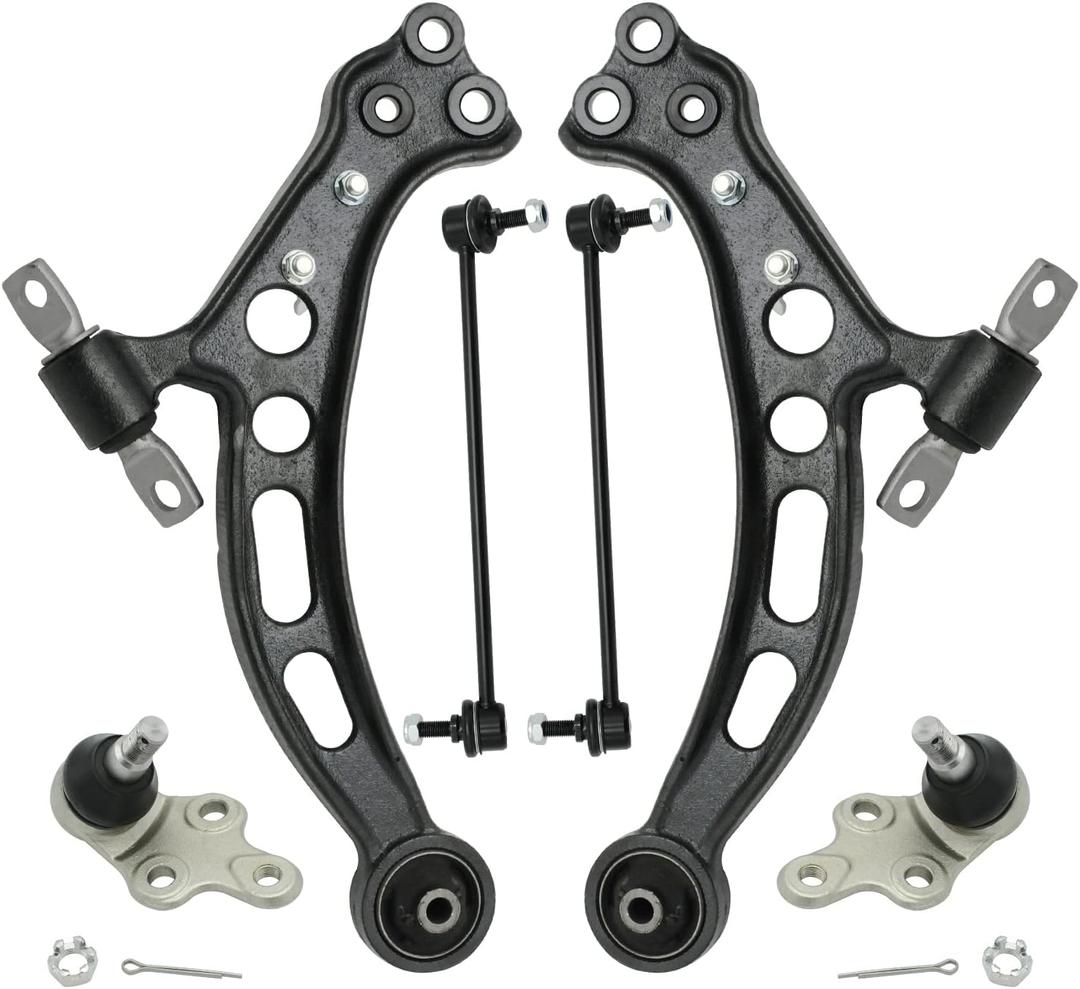 6pcs Front Lower Control Arm And Ball Joints Compatible with 1999-2001 Lexus ES300,2001-2003 RX300,1997-2001 Toyota Camry,1997-1998 Toyota Avalon,Sway Bar End Link