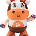 Dancing Cow Toy for Babies - Electric Musical Plush Cow with Fun Songs & Moves, Interactive Baby Toy for Baby, Cute Toddler Gift & Sensory Learning