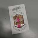 Christmas Press on Nails Short Square Fake Nails with Gold Glitter Design Glossy Black White Snowflake Acrylic Nails Sparkles Gradient Winter Xmas Full Cover Glue on Nails for Women 24Pcs