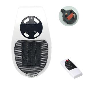 Top Heat Plug in Heater, 450W Portable Plug in Heater for Indoor Use, with Remote, Thermal Protection, LED, PTC Ceramic Fast Heat for Bedroom Bathroom Office