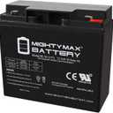 Mighty Max Battery 12V 18AH F2 SLA Replacement Battery for Lightalarms Emergency Light