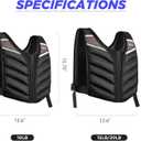 Weighted Vest Men Women,10lb/15lb/20lb Weight Vest for Women Workout,Body Weight Vests with Reflective Stripe for Workout,Strength Training,Running,Walking,Weightlifting (Black)