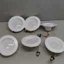 Feit Electric LED Downlight Retrofit Kit with Baffle Trim, 75W Equivalent, 5/6-Inch Dimmable Recessed Light, Adjustable White 2700K5000K, 90+ CRI, for Living, Bathroom, Dining & Kitchen Room (6 Count (Pack of 1))