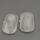 LEVERLOC Soap Dish Holder for Shower Double Layer Suction Cup Wall Mounted NO-Drilling Self Draining Removable Waterproof Strong Suction Bar Soap Sponge Holder for Shower Bathroom Bathtub Kitchen