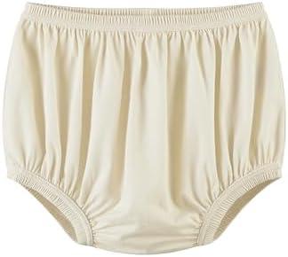 EEOST Adult Diaper Cover for Incontinence Noiseless Leak-Protection Underwear Plastic Pants Over Diapers Waterproof Rubber Pants, Beige, 3XL (Woman Size)