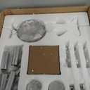 Crystal Chandelier 6 Lights Clear K9 Crystal Luxury Interior Decoration Ceiling Light E12 Bulbs Crystal Pendant Lighting Fixture for Dining Room, Living Room, Bedroom (6 Lights)