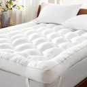 Decroom 4 Inch Mattress Topper Twin for Back Pain Relief, Breathable Memory Foam Mattress Pad, Soft & Supportive Pillow Topper, 75x39x4 Inch