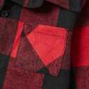 PATPAT Family Matching Outfits Mommy and Me Dresses Matching Set Long Sleeve Plaid Midi Dress and Casual Button Down Shirts (6-7 Years, Black)