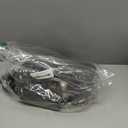 iBuddy Dog Winter Jacket for Large Dogs, Easy on Dog Snow Coat Velcro Waterproof Pet Puffer Coat with Harness Hole Adjustable Reflective Quilted Pet Cold Weather Vest Wind-Poof for Boy Male (Gray)