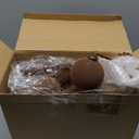 36 Pcs Brown Velvet Christmas Balls Bulk - 2.36", 2.76", 3.15" Flocked Christmas Tree Ball Ornaments Hanging Decoration for Xmas Tree, Wreath, Home or Party Decorations