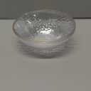 PLASTICPRO  12 Ounce Hammered Plastic Bowls, Heavyweight Disposable Bowl Set, Elegant Clear with Gold Rim, BPA Free, for Parties, Dinners, Events