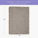 Bigacogo Chunky Knit Throw Blanket for Couch, 40x60 inches, 100% Hand Knitted with Thick Jumbo Chenille Yarn, Cozy Soft Large Rope Knot Cable Crochet Blankets for Sofa Bed Living Room, Taupe
