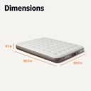 Amazon Basics Inflatable Air Mattress Queen with Built-in Pump, 600lb Capacity