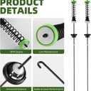 【Steel】W11130362 Washer Suspension Rod Kit 4PCS for Whirlpool Maytag Kenmore Bravos Top Load | Fits MVWC565FW1 WTW5000DW3 MVWX655DW1 | Fix Shaking & Noise | Replaces W10594080 W10735786
