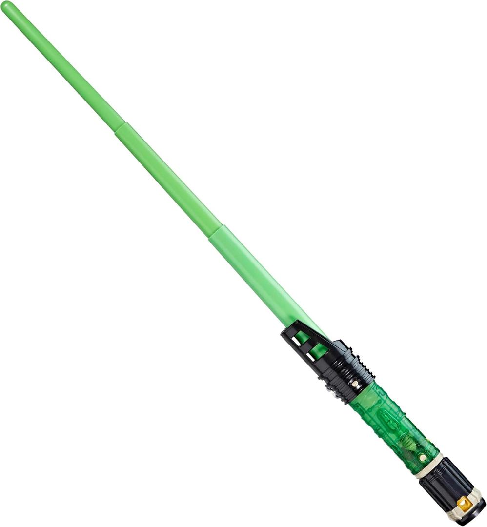 STAR WARS Lightsaber Forge Kyber Core Luke Skywalker, Officially Licensed Green Customizable Lightsaber, Toys for 4 Year Old Boys and Girls