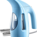 HiLIFE Steamer for Clothes, Portable Handheld Design, 240ml Big Capacity, 700W, Strong Penetrating Steam, Removes Wrinkle, for Home, Office and Travel(ONLY FOR 120V)(Blue)
