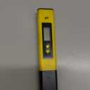 PH Meter for Water Hydroponics Digital PH Tester Pen 0.01 High Accuracy Pocket Size with 0-14 PH Measurement Range for Household Drinking, Pool and Aquarium (Yellow)