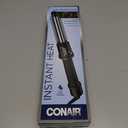 Conair Instant Heat Curling Iron Brush, 3/ 4-Inch Barrel Curling Brush for Short Hair, 30-Second Heat-Up with 25 Heat Settings for All Hair Types, Black