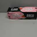 Dr Pepper Zero Strawberries and Cream Soda, 12 fl oz cans, 12 Pack (EXP 08/05/26)