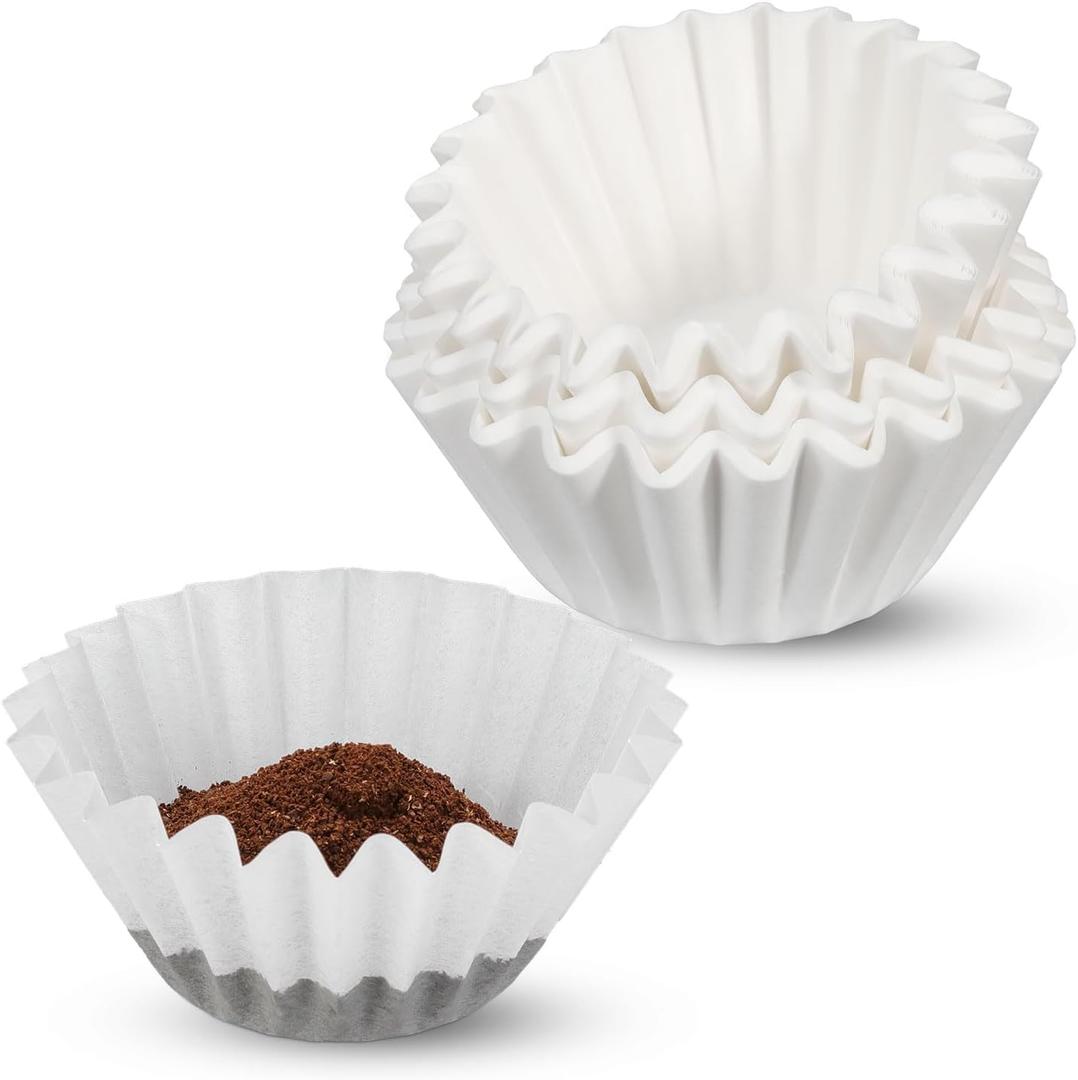 Basket Coffee Filters 700 Count  Disposable Coffee Filter Paper for 812 Cup Coffee Makers | Fits Most Basket-Style Coffee Machines | No Mess, Smooth Brew for Light, Medium & Dark Roast