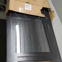 Royxen Bearded Dragon Tank, 31 Gallon Reptile Tank with Leg Stand,Built-in Lighting Reptile Enclosure, Tempered Glass Bearded Dragon Encloure for Chameleon (Black,24"x 16"x 16")