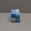 Crepe Paper Streamers 4 Rolls 328ft, Pack of White, Silver, Royal Blue, Light Blue Party Streamers for Birthday Wedding Ceremony Party Baby Bridal Shower Decorations (1.8Inch x 82Ft/Roll)