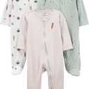 3-pack Sleep and Play (6-9 Months, Veggie Stripe)