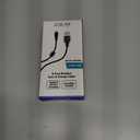 ZGear 6 ft Braided Micro USB Cable - Black 