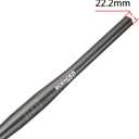 Boenoea Bike Riser Handlebar 31.8mm Length 620mm Aluminum Alloy Riser Bar(90mm ), Black
