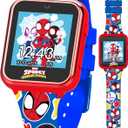 Marvel Spidey and His Amazing Friends Interactive Kids Smart Watch with Camera Games Voice Recorder Calculator Pedometer Colorful Silicone Strap Fits Wrists 5.5" to 8"