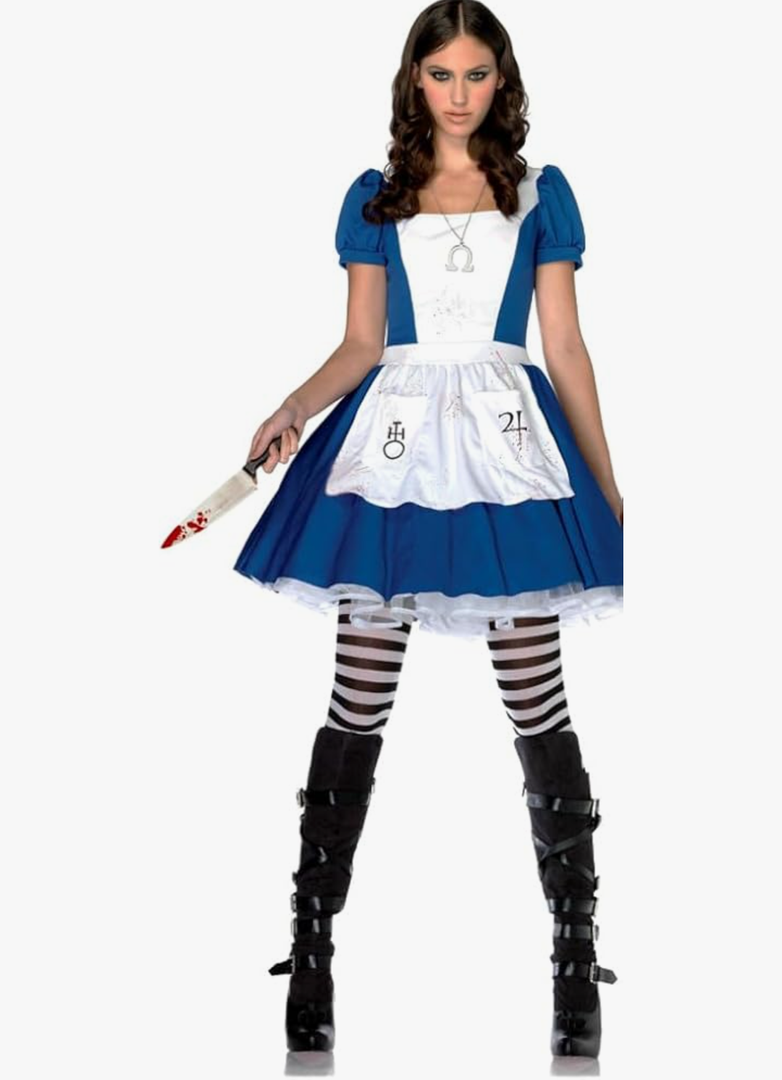 Alice Madness Returns And Anime Maid Dress Cosplay Fancy Apron Costume, L