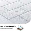 Art3d Premium 10-Sheet Peel and Stick Tile Backsplash - 12"x12" for Kitchen , Bright White