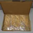 200 Pcs Cocktail Picks, 4.7 Inch Toothpicks for Appetizers, Bamboo Cocktail Sticks Skewers for Drinks, Desserts, Charcuterie, Wedding Party Fancy Toothpicks, Gold Pearl Mini Food Picks Decorative