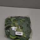 FUGZAUD 2 Pack Artificial Eucalyptus Garland Faux Silk Leaf Silver Dollar Eucalyptus Leaves Vines Handmade Garland Greenery Wedding Backdrop Indoor Outdoor Arch Wall Decoration