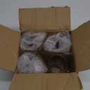 PARNOO Irish Coffee Mugs - 8 oz with Handle & Footed Stem Base - Clear Glasses for Tea, Coffee & Hot Chocolate, Heavy Duty Set of 4