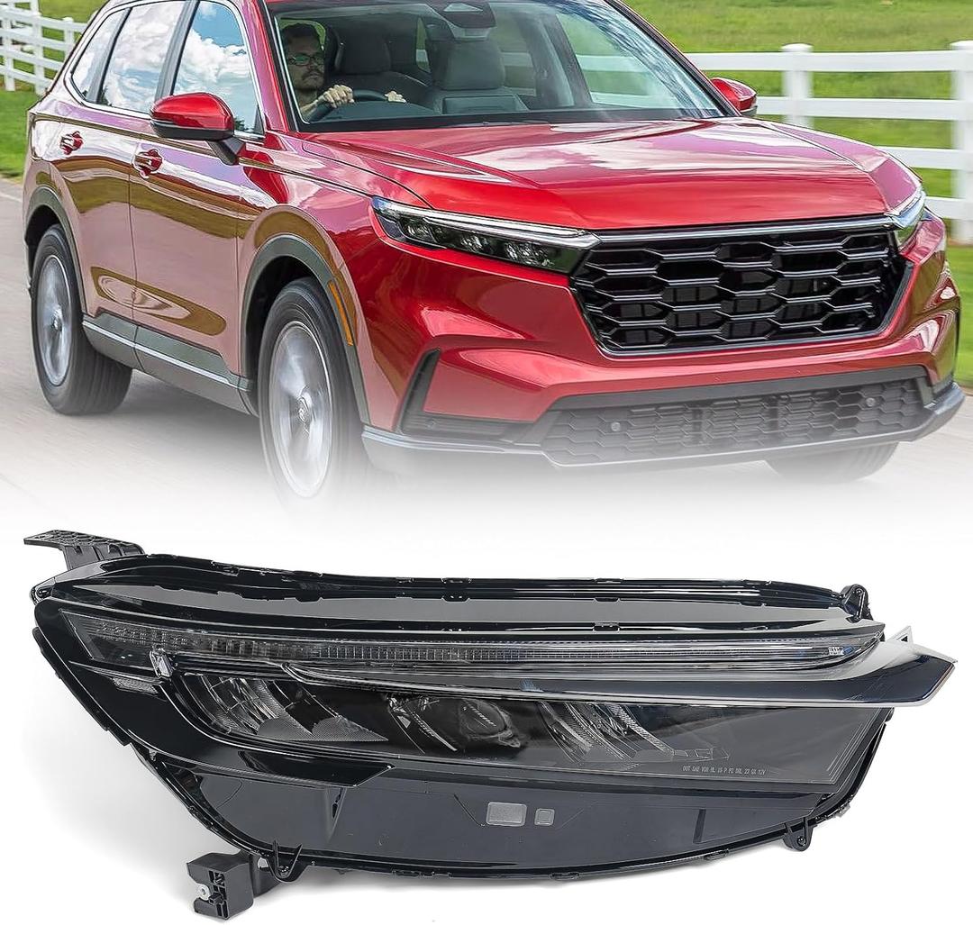 Huray Headlight for Honda CRV 2023 2024 OE LED Head Lamp Replacement HO2502209 HO2503209 (Passenger Side (Right))