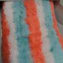 UNOWIX XL Electric Heating Pad for Back Pain Relief - 12 Heat Levels, 8 Timers, Moist Heat Option, Cute Plush Heat Pad, Gifts for Women, Men, Mom, Dad, Machine Washable-Rainbow-L(12" x 24")