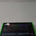 Razer BlackWidow V3 TKL Mechanical Gaming Keyboard: Yellow Mechanical Switches Linear & Silent - Chroma RGB - Compact Form Factor - Programmable Macros Snap Tap
