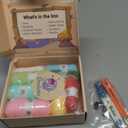 Crochet Kit for Beginners, Beginner Crochet Kit for Adults with Step-by-Step Video Tutorials, DIY Crochet Animal Kits Knitting Supplies, 4 Pack Dinosaurs (40%+ Yarn)