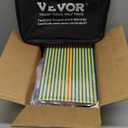 VEVOR 117 PCS Dent Removal Kit, Paintless Dent Repair Kit with Golden Lifter, Bridge Puller, Slide Hammer T-bar Dent Puller, Suction Cup Dent Puller for Auto Body Dents, Hail Damage, Door Ding