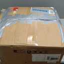 9x12 Modern Abstract Accent Rug Non Slip Stain Resistant Throw Rug Low Pile Machine Washable Indoor Floor Cover for Bedroom Living Room Office Home Decor, Blue/Grey